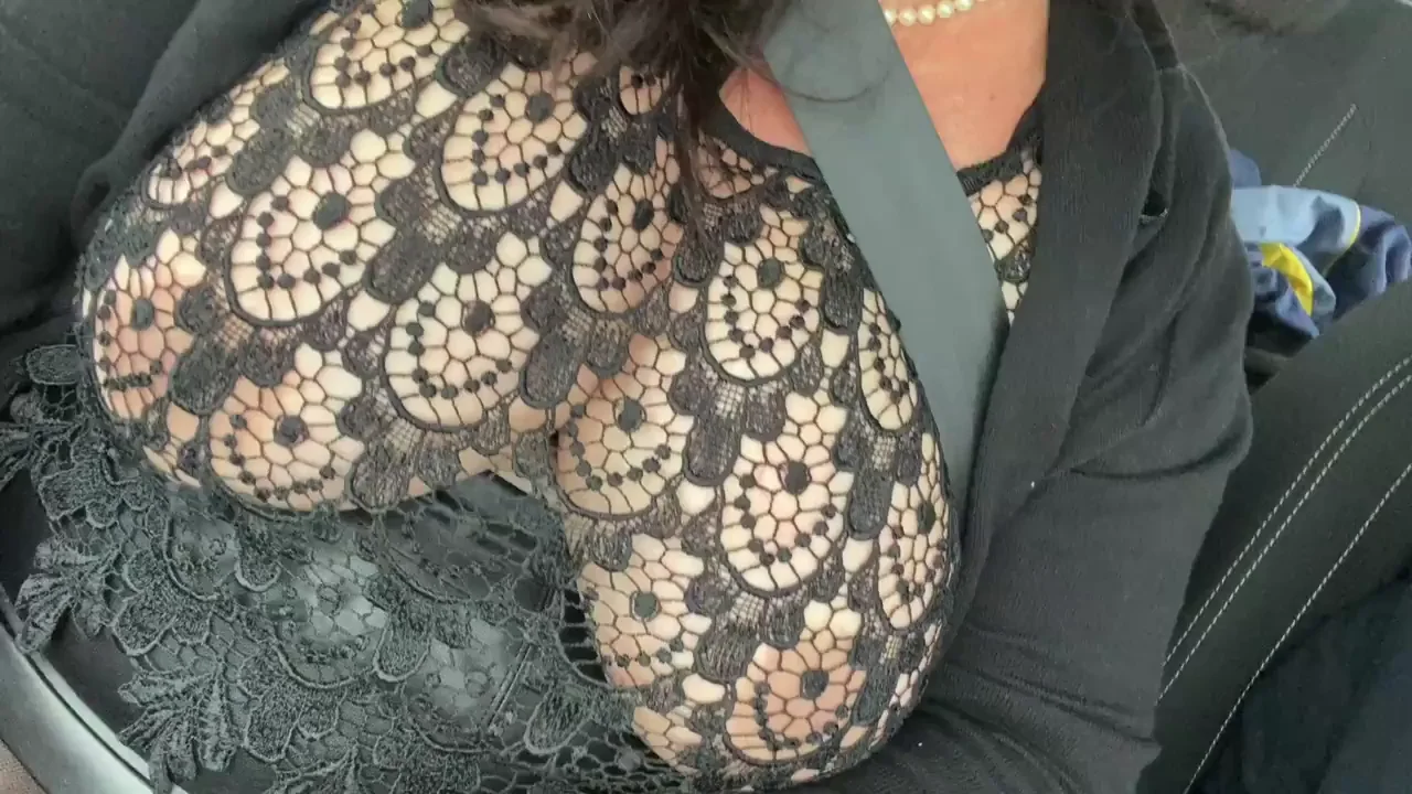 Car Seat Boob Burst for Your Nice Begging ;)
