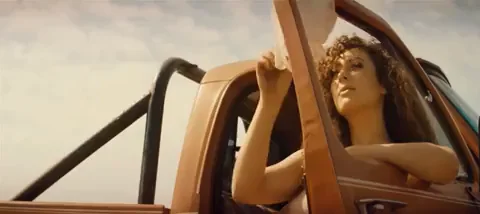 Leila Lowfire's big natural plots in "The BossHoss - Dos Bros (Uncensured Version)"
