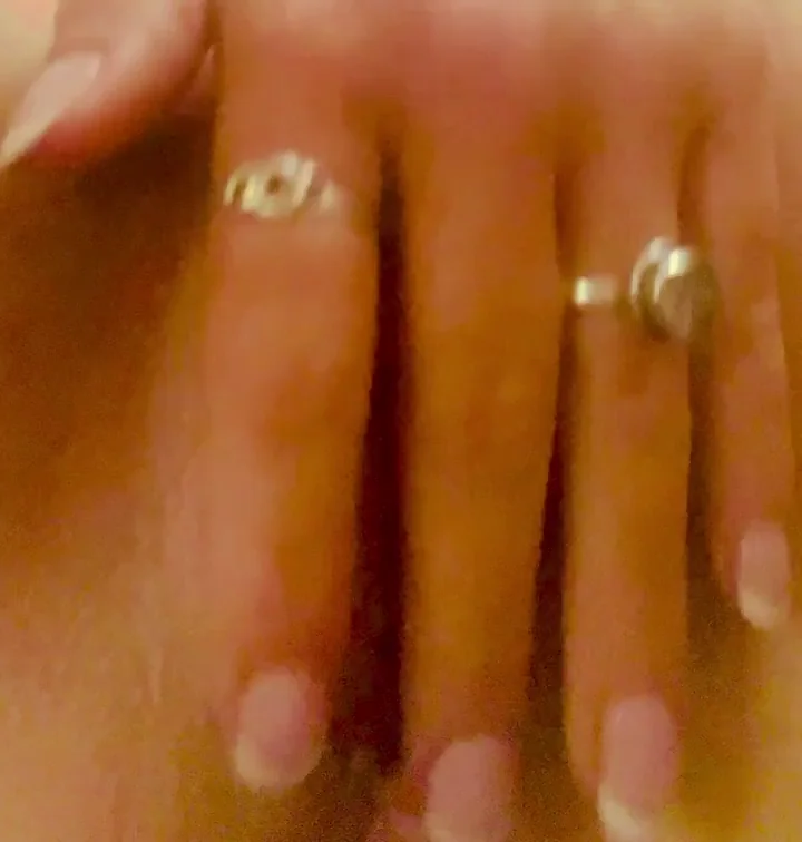 Right after an orgasm, so juicy and lush. Now on your knees to clean it up.