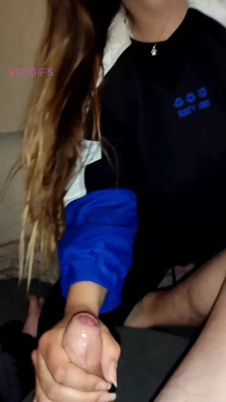 College girl stroking it