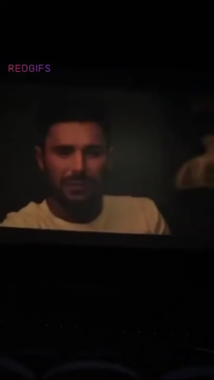 Blonde Slut Sucks Cock in Dark Theater Like Old Times
