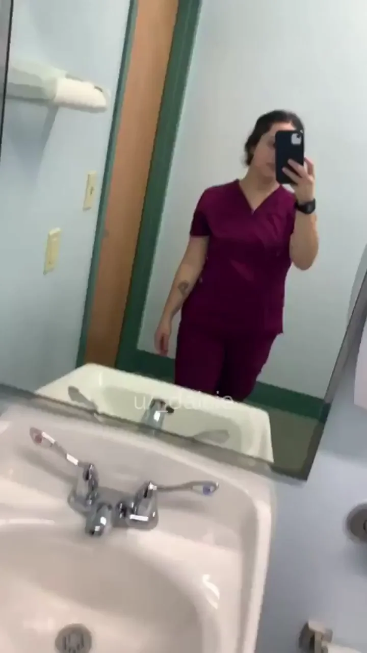 Nurse Slut Humps Faucet Hard 😈💦