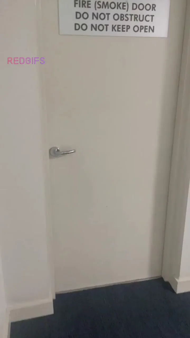 Couldn’t resist a play in the hotel emergency stairwell