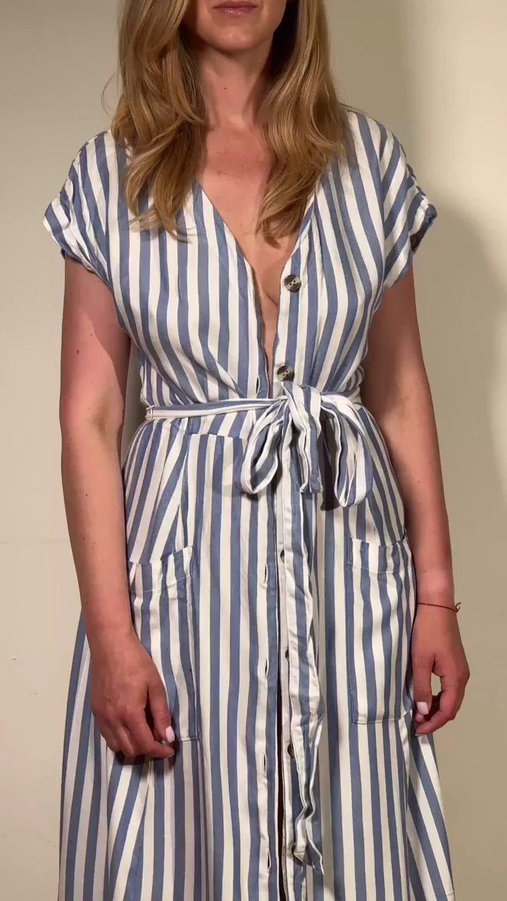 I wish you were pleasantly surprised by what you saw under my dress