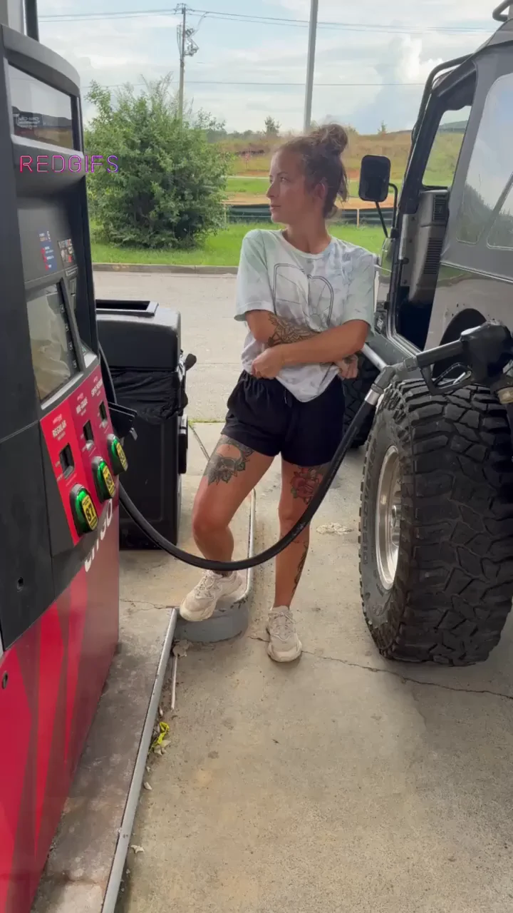 Gas Station Tit Flash He Craves