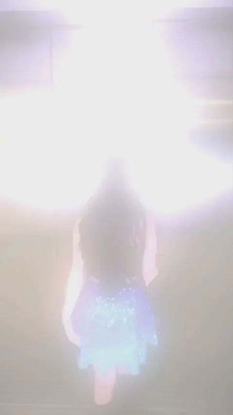 Red Velvet Joy's Elevator Tease: Glittery Skirt Slut Vibes