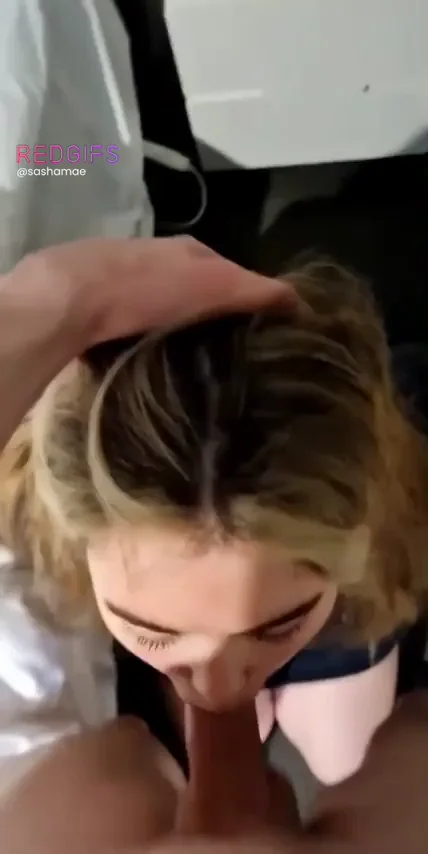 He's no mercy, the way he fucks my throat!