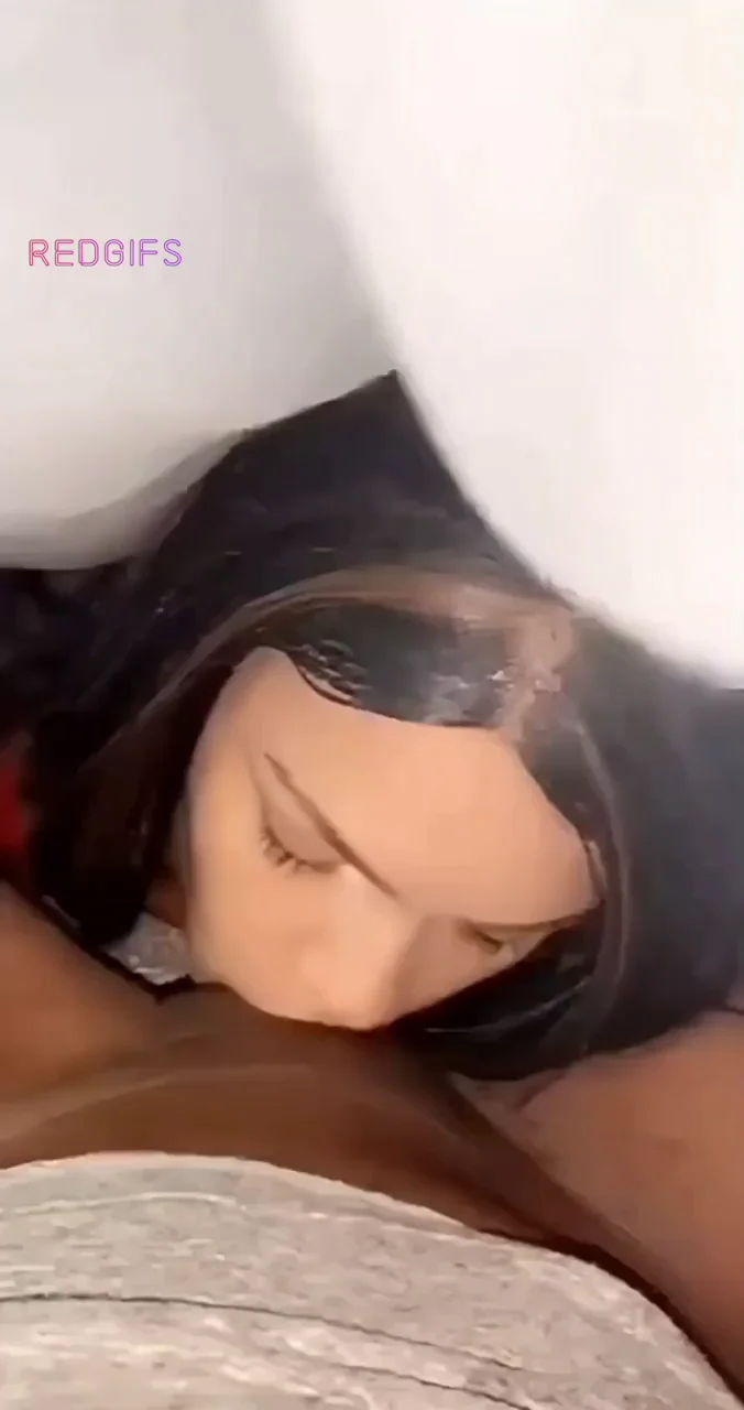 The girl eating keeps it real at the end