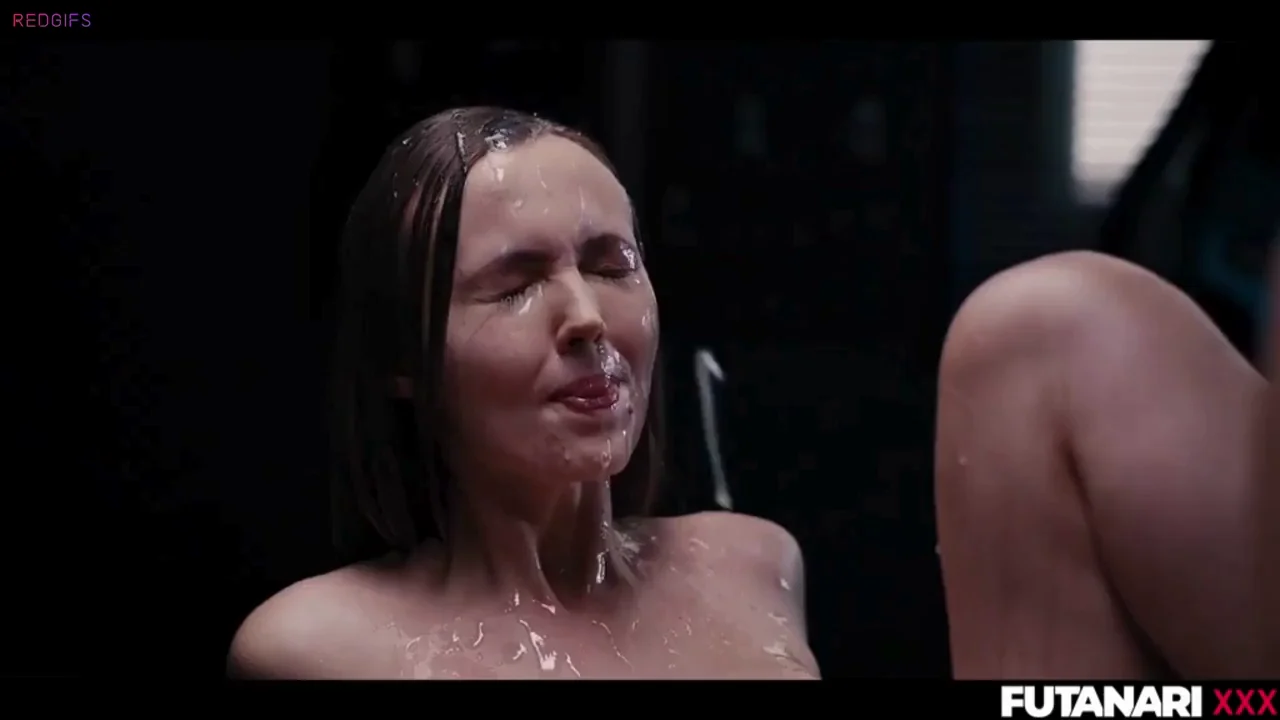 Massive Cum Blast Drowns Her Pretty Face 💦🥵