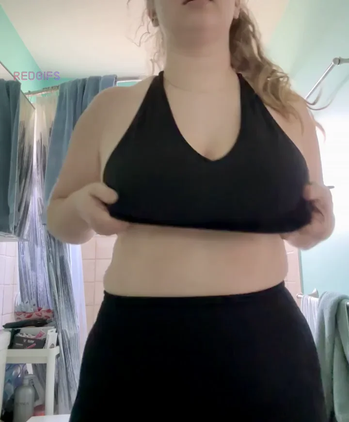 I love draining my huge tits