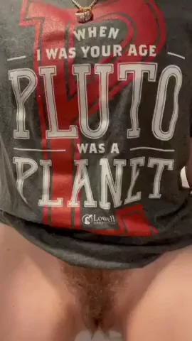 Thick Thighs Spread Wide Flaunting My Bushy Hairy Pussy