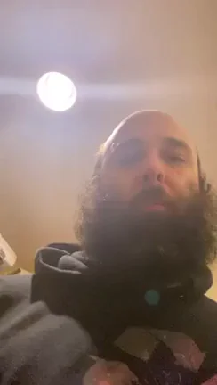 Bald Bearded Dude Hits Bong Like It's His Naughty Addiction 😈💨🍆