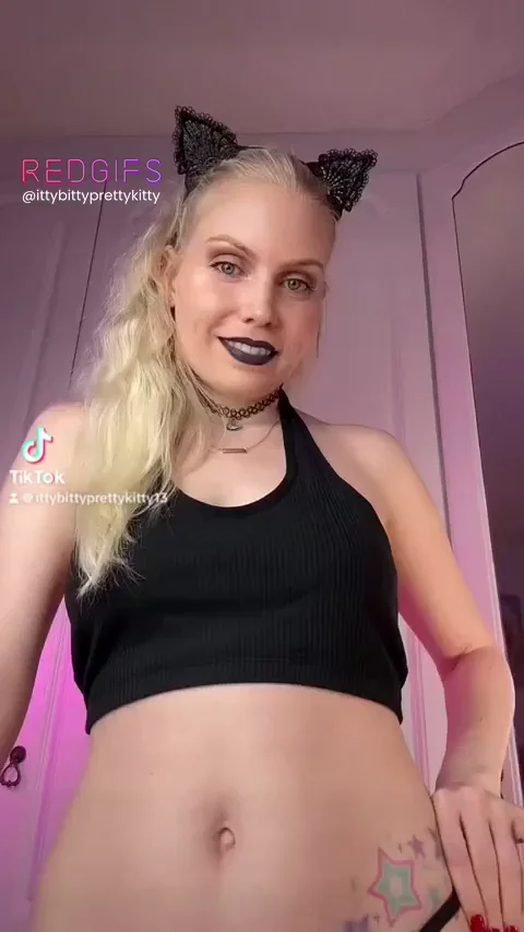 😻 Catgirl Slut Drops Her Panties & Teases Pussy 🔥