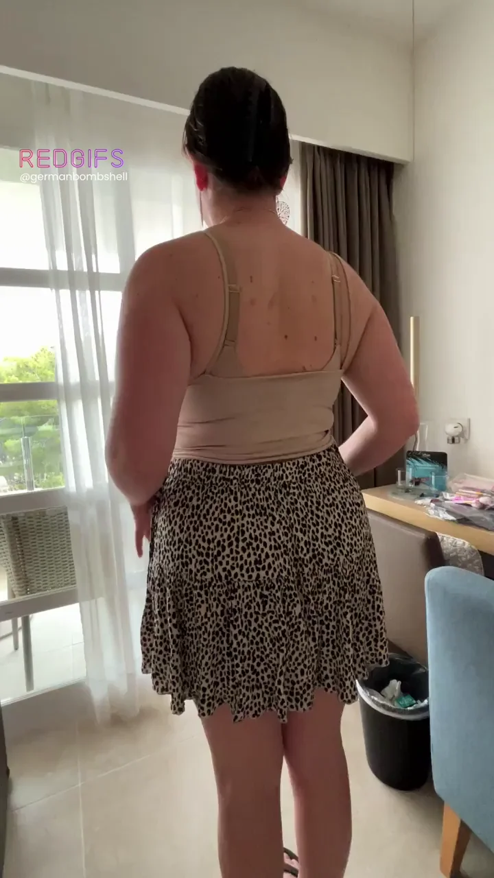 Pull down my skirt and bang my ass