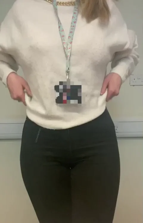 I wonder if the guys at work know how great my titties are