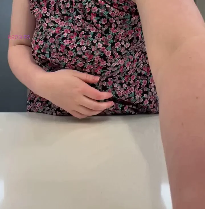this college girl loves wearing nothing underneath and showing off for everyone 😇