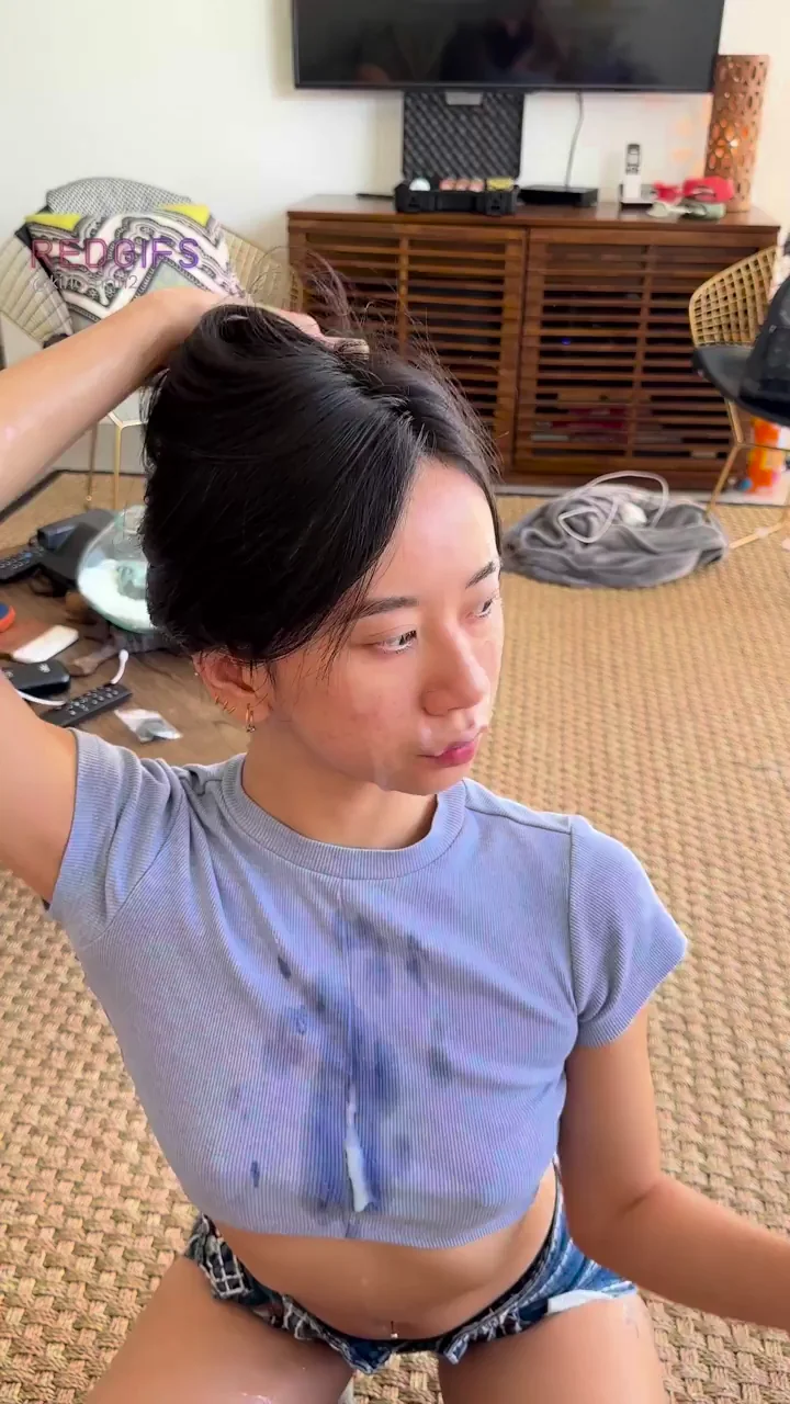Asian Slut Takes Monster Facial Cum Blast