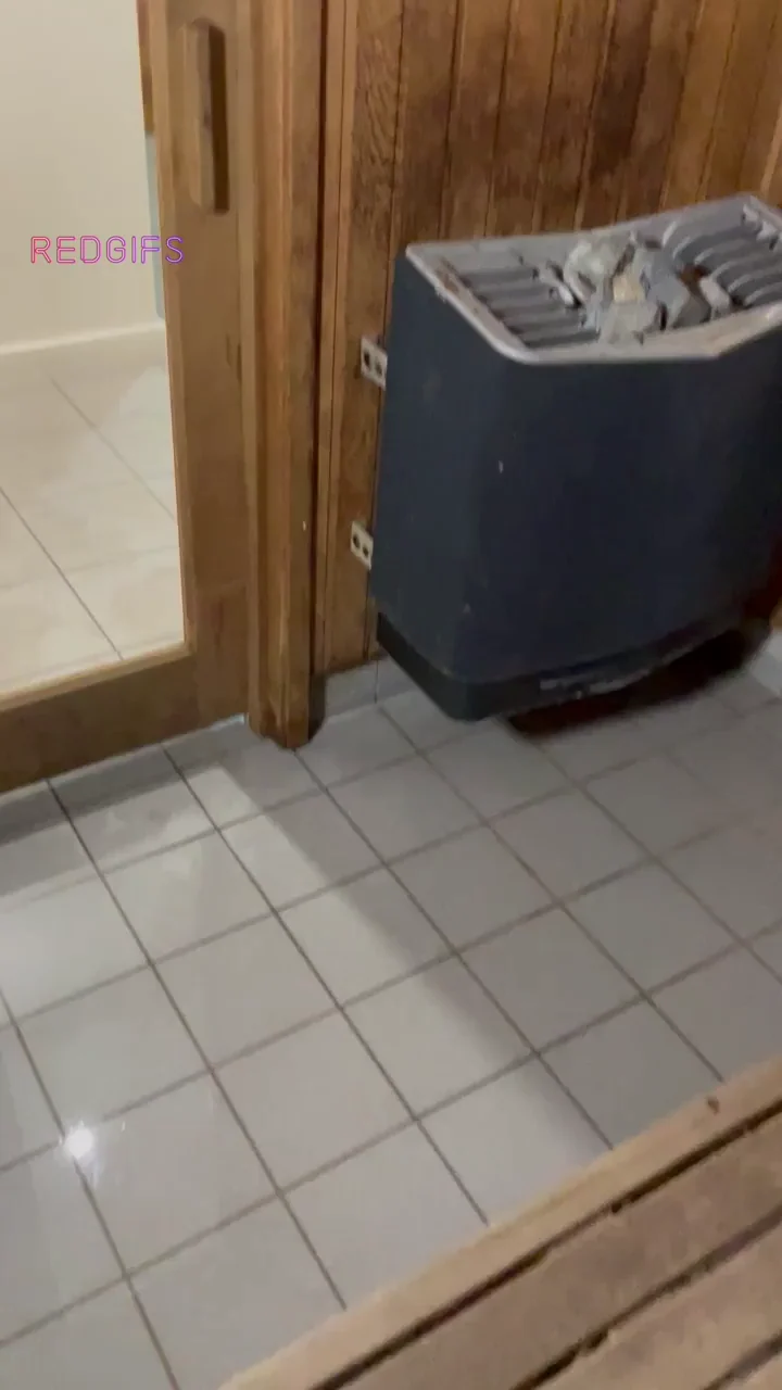 Fun in the hotel sauna