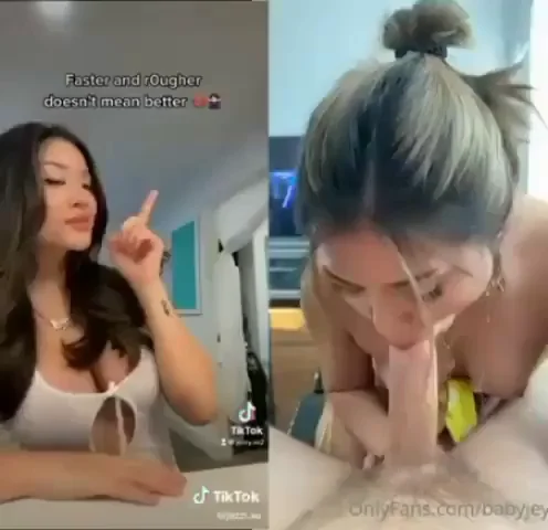 From tiktok to suck a cock