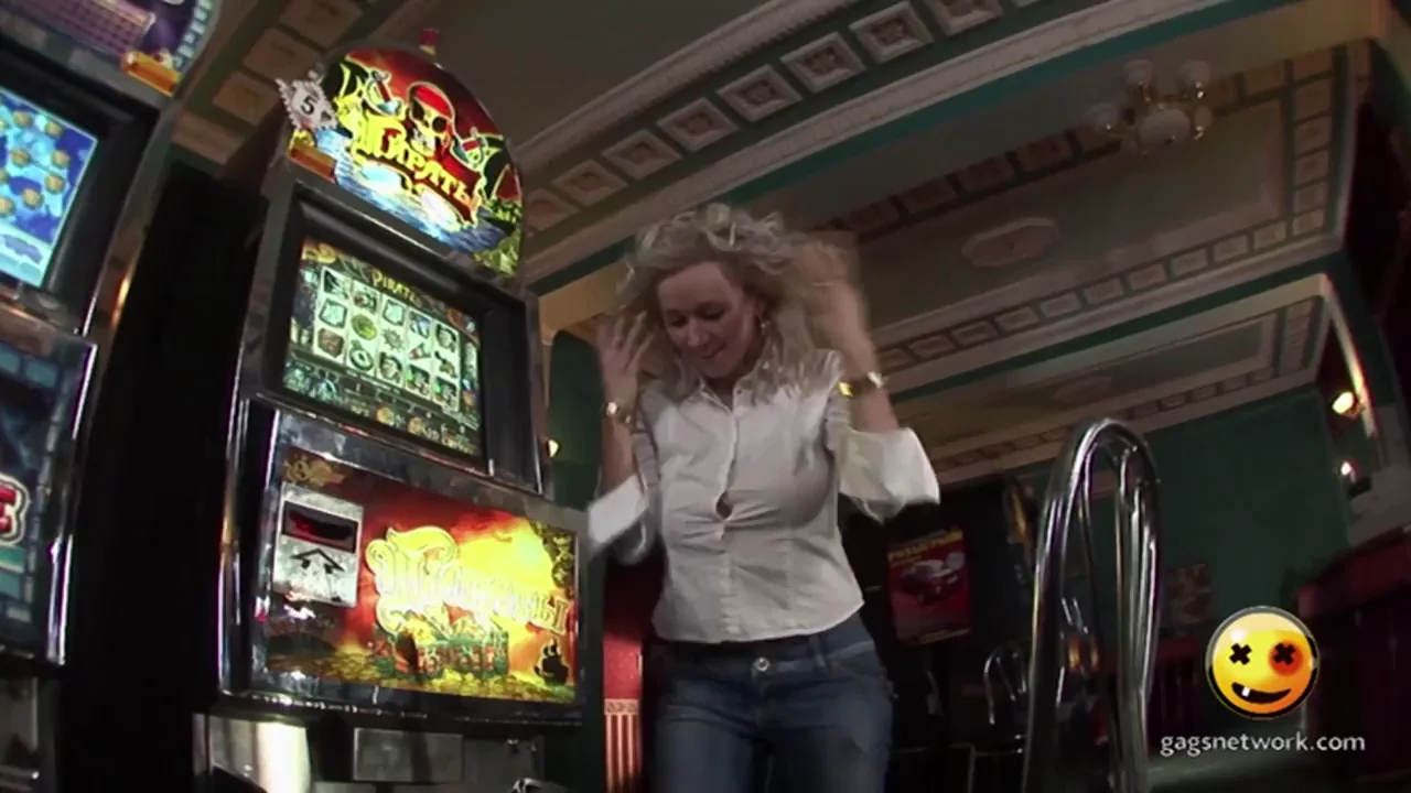 Blonde Slut Cashes Out Her Jackpot Winnings with a Naughty Twist