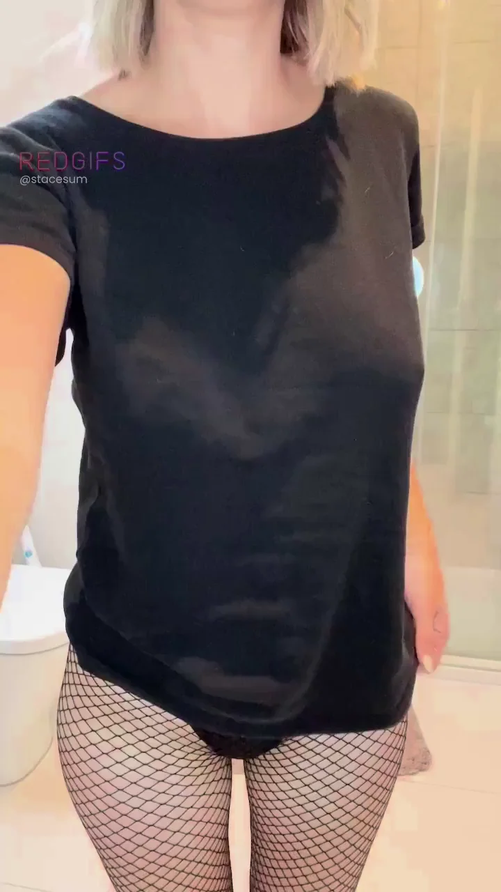 Goth Babe's Massive Titty Drop Tease