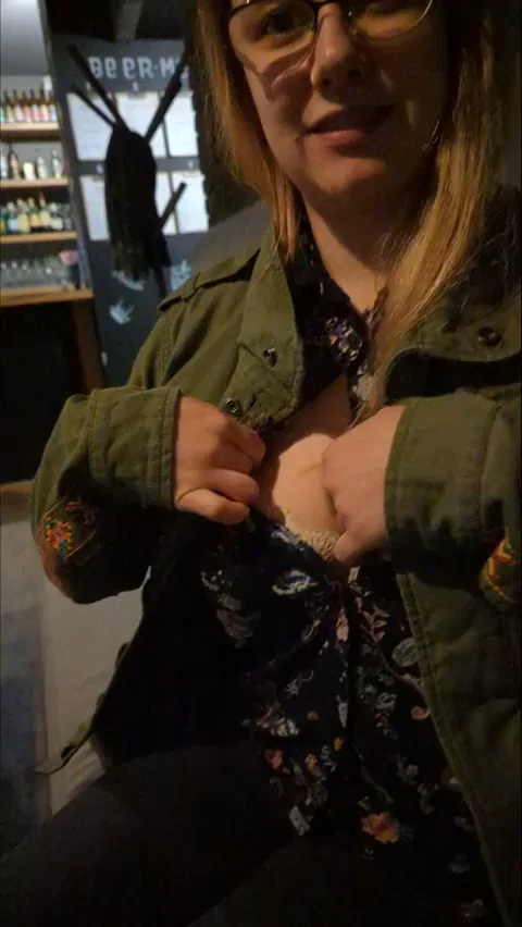 Giving a show in a bar so they could rewatch it on CCTV (:
