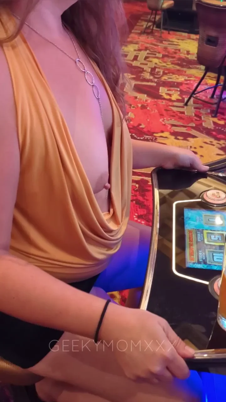 Slipping a nip out at the casino