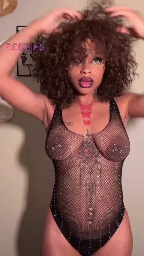 Sequin Mesh Tits Tease 💎🔥