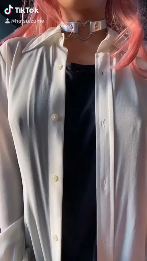 Pink-Haired Slut's Perfect Massive Tits Tease 😍🍒🔥