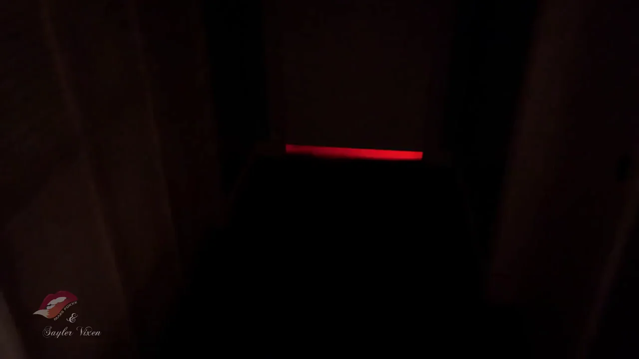 He put us both in his dungeon room. He stripped us naked and made us wait until he was ready to use our pussies. 😈♥️