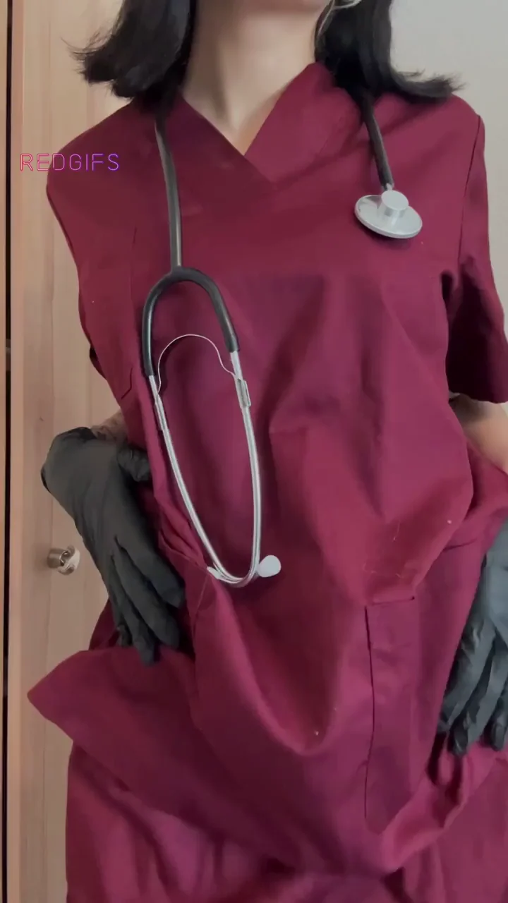 🩺 Nurse Slut's Daily Medicine Dose: Tits Out & Ready to Cure Your Cock! 💉😈