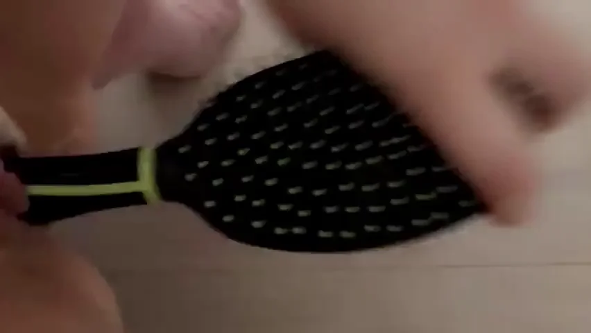 Brush Slut's Dripping Insertion Frenzy: Cumming on New Toys 🙈