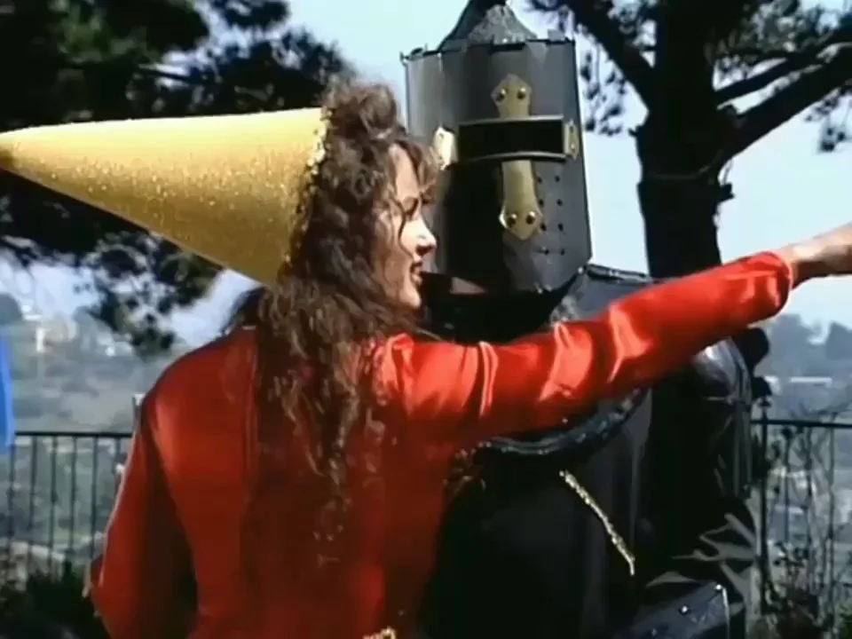 Princess Lisa Ann tricks unsuspecting Knight to fuck her brains out.
