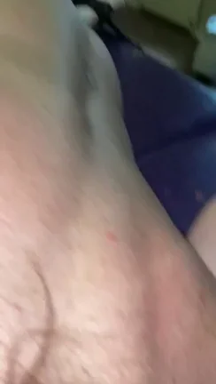 Being a good girl and cleaning up the dirty mess I made by licking up all the cum