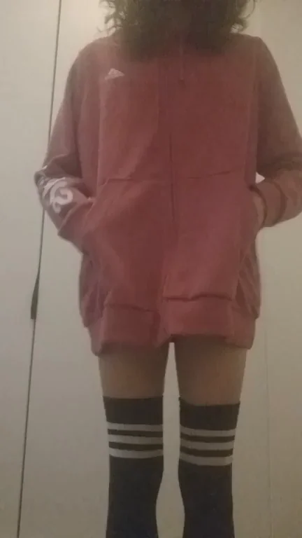 🔥 Peek Under My Hoodie? Massive Trans Surprise Cock! 🍆😈