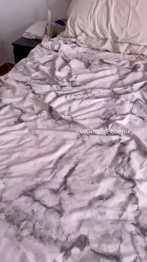 It’s your lucky day, a petite redhead has just appeared in your bed