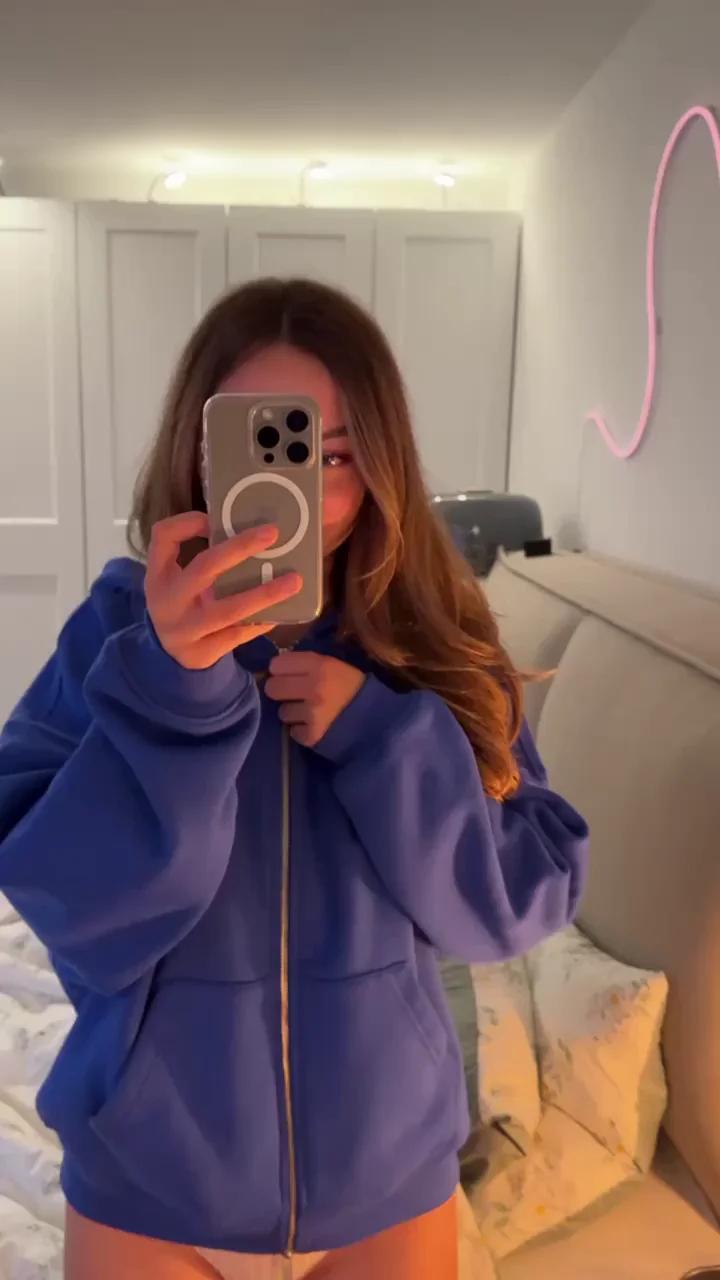 I unzip my sweatshirt and you unzip your pants