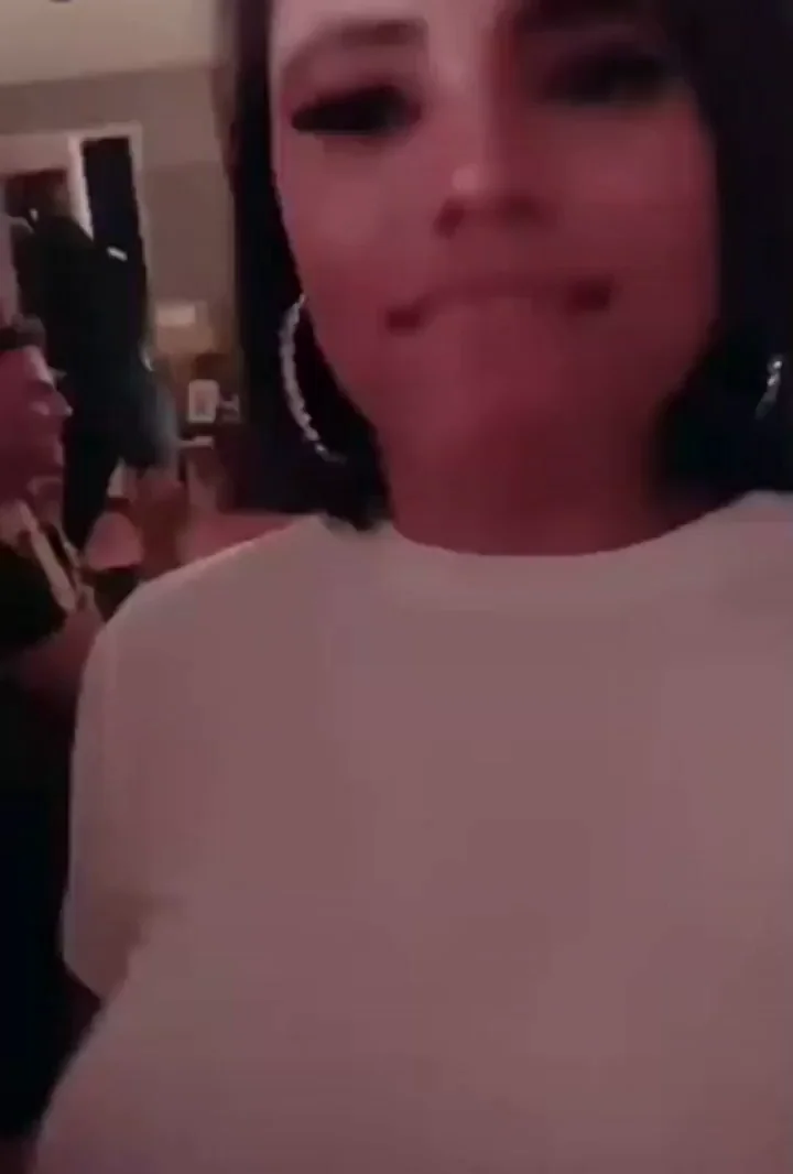 Can’t hide the way those melons stretch
