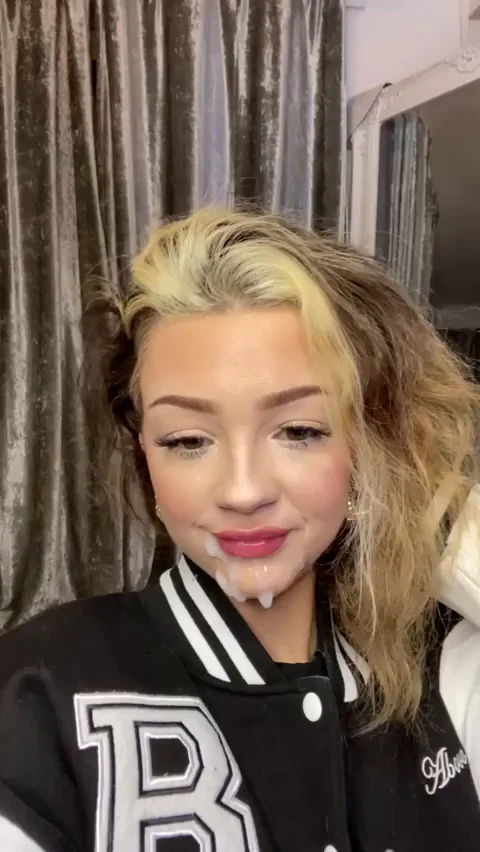 I feel pretty with a face full of cum