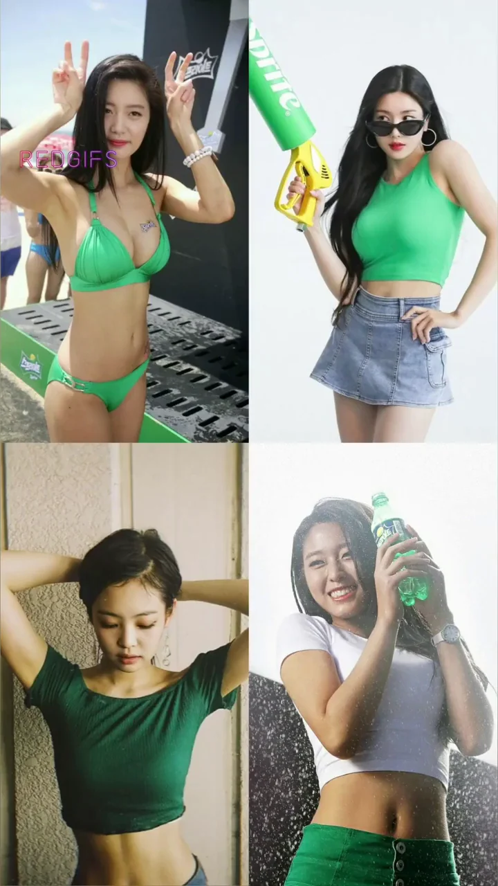 The Sexy 'Sprite' Girls - Clara Lee, Eunbi, Jennie & Seolhyun