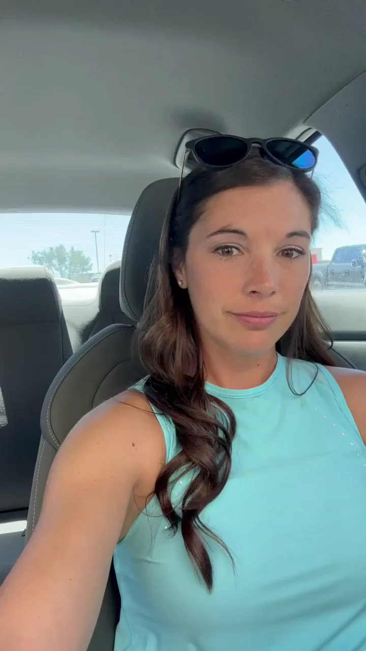 Parking Lot Tease: Busty Babe Flashes Her Slutty Curves in Broad Daylight