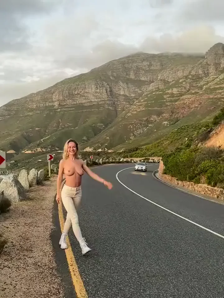 Topless and flashing in Cape Town