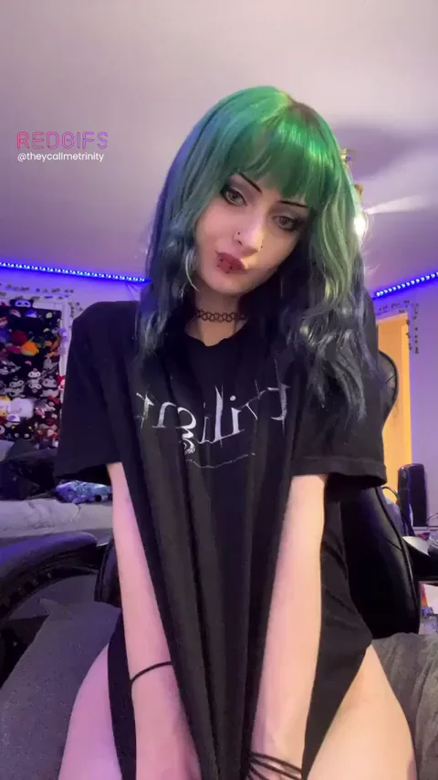 this is what happens when you take a goth doll home