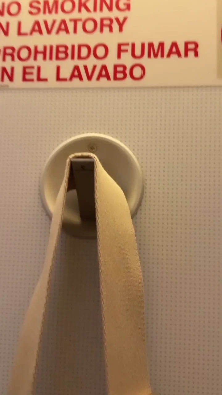 Blonde Slut Holds Moan in Airplane Lavatory While Fingering Her Wet Pussy to Cum 😈✈️💦