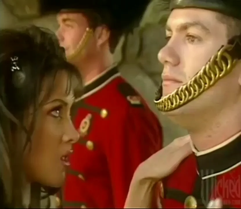 British Royal Guards get the surprise of a lifetime from slutty Stephanie Swift.