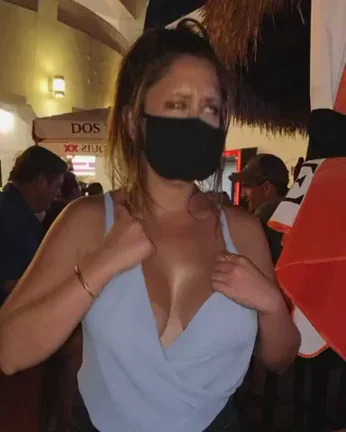 Barely Hanging Tits Tease 😈💦