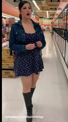 notice how I make a quick escape at the end...didn't realize one of the workers of grocery store was just to my left lol. Luckily, she was just as embarrassed as me and flashed a shy smile before scurrying away