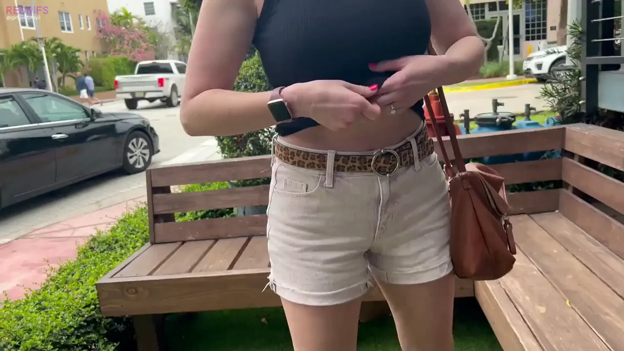 Busty Babe Rushes with Massive Tits Bouncing 😈💨