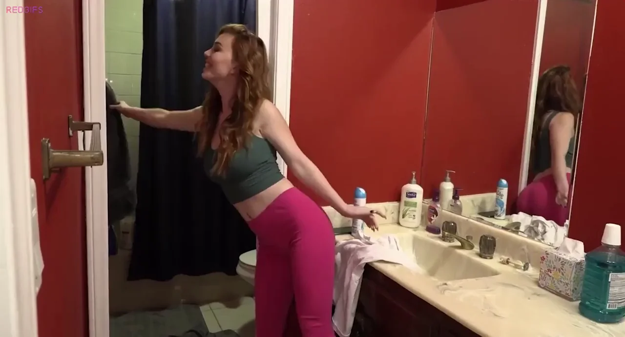 Big tits step sis takes away your towel