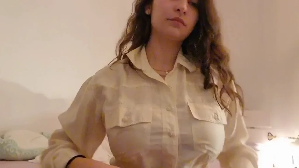 Shy Ukrainian Petite Tease: Face-Down Ass-Up Busty Curves Begging for Love